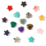 Cobee heart crystal stones for palm meditation and calm focus