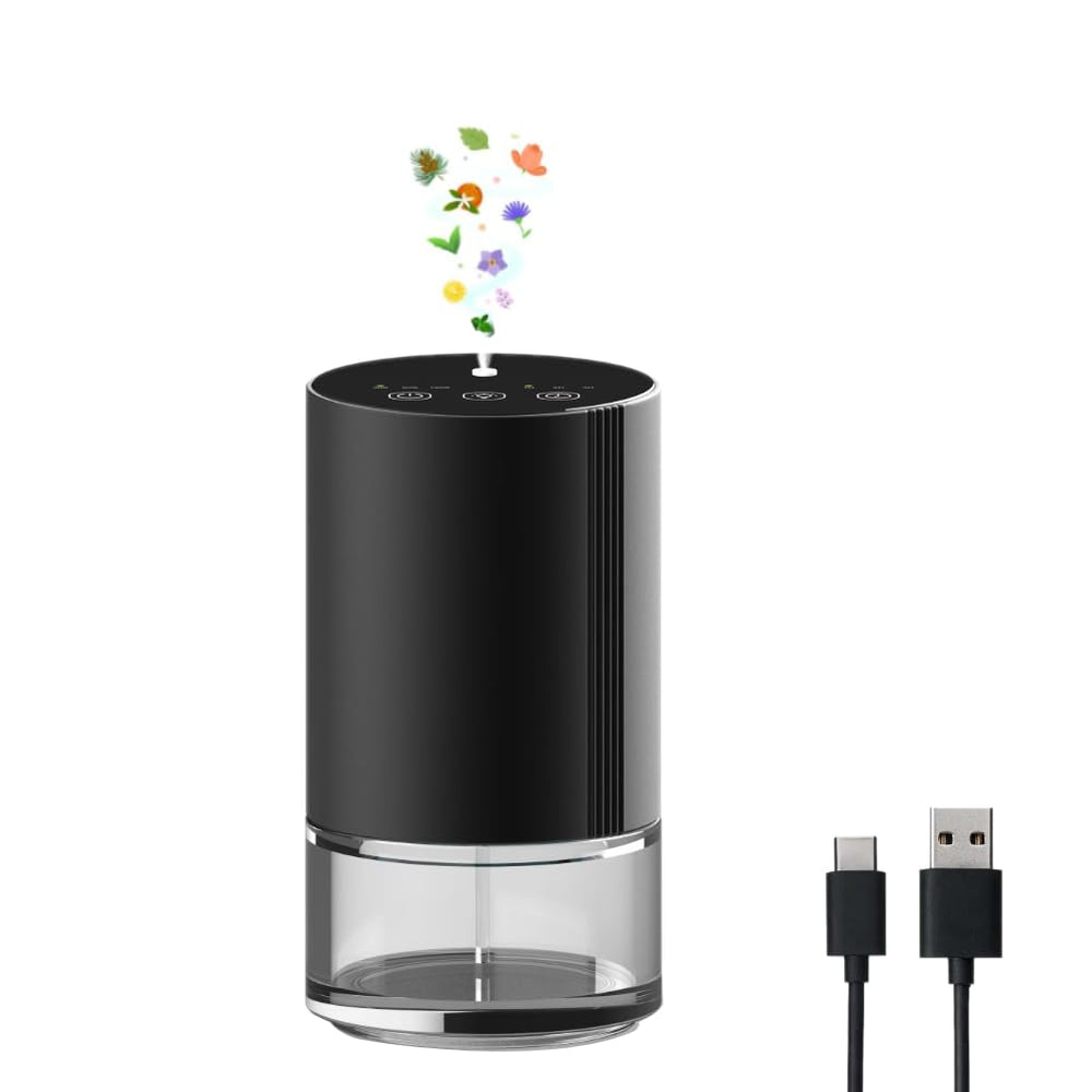Cocoarm waterless diffuser with 100ml glass bottle for long-lasting scent in small rooms.