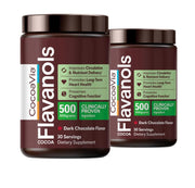 CocoaVia Cardio Health powder jar close-up for daily cardio support.