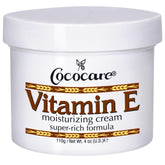 COCOCARE Vitamin E Super Rich bottle closeup highlighting hydration-rich formula for dry skin