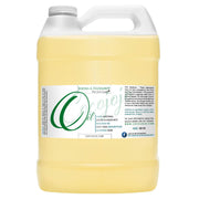 Cocojojo jojoba hazelnut massage oil bulk bottle for non-greasy hydration.