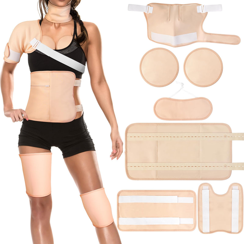 Cocytat castor oil pack stomach wrap for full abdomen coverage and oil absorption