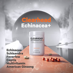 Codeage Clearhead schisandra bottle emphasizes a plant rich formula.