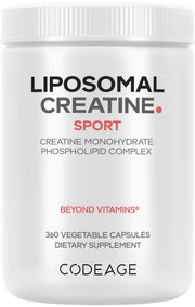 Codeage Liposomal Creatine bottle ready for daily training support.