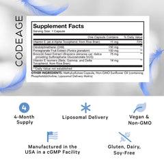 Close up of Codeage Liposomal DIM capsules for daily use