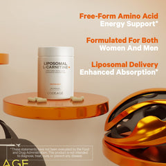 Codeage Liposomal L-Carnitine+ sunflower oil lipids, non-GMO.