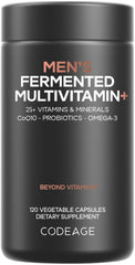 Codeage Men’s Daily Multivitamin bottle front supports daily energy and vitality