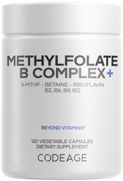 Codeage Methylfolate B Complex bottle front for daily methylation support.
