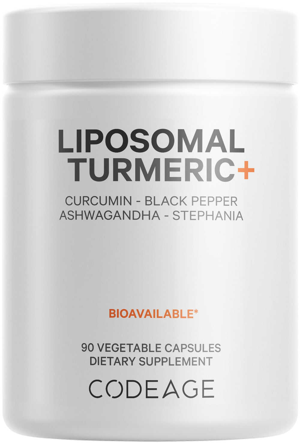 Codeage Organic Turmeric bottle showing 95% curcumin extract for daily wellness.