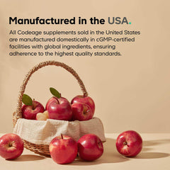 Codeage Performance Elite Max bottle back describing purity and allergen-free features