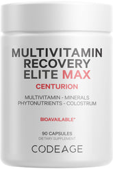 Codeage Recovery Elite Max bottle front view showing daily nutrition support