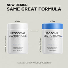 Codeage Setria L-Glutathione label highlights purity and quality