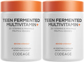 Codeage Teen Multivitamin bottle close-up showing daily nutrient support for teens.