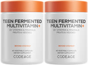 Codeage Teen Multivitamin bottle close-up showing daily nutrient support for teens.