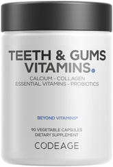 Codeage Teeth & Gums bottle of capsules for daily oral health