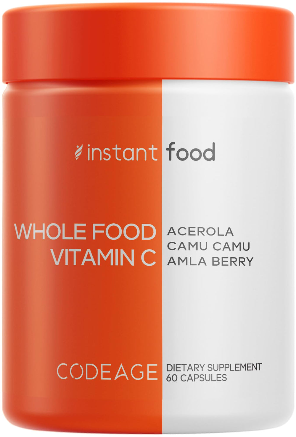 Codeage Whole Food Vitamin C with Acerola Cherry supports daily vitality