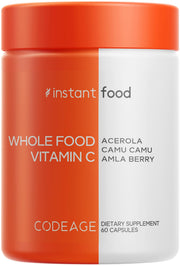 Codeage Whole Food Vitamin C with Acerola Cherry supports daily vitality