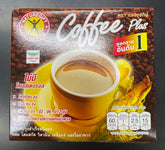 Nature Gift Coffee Plus packaging shows premium blend with fiber and ginseng for daily energy.