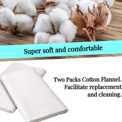 Cogetoro cotton flannel edges serged for clean finish and longevity.
