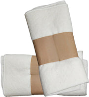 Cogetoro cotton flannel pack wrap closeup highlights soft organic fabric for comfortable castor oil packs.