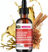 Collagen Mojo bottle pouring shows premium liquid collagen for daily wellness.