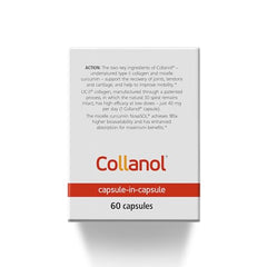 Collanol daily dose capsules emphasizing convenient two-stage release