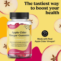 ColonBroom label highlighting vegan and non-GMO ingredients with apple cider vinegar.
