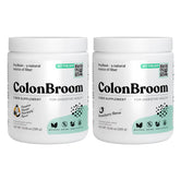 ColonBroom bottle with psyllium husk powder for digestive support.