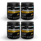 ColonBroom strawberry powder bottle for easy daily fiber intake.