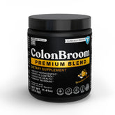 ColonBroom strawberry powder tub supports gentle daily digestion.