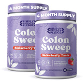 ColonSweep psyllium husk powder bottle supports gentle digestion