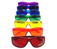 Color Glasses Chakra set: seven color lenses for mood balance and mental focus