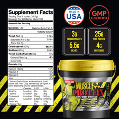 Colossal Labs whey powder shaker ready for a creamy chocolate shake