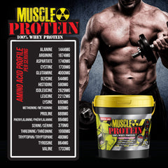 Colossal Labs protein scoop showing 25 g per serving for lean mass goals.