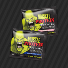COLOSSAL LABS whey travel pack strawberry, ideal for a refreshing recovery drink.