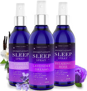 Combat Cleaner Pillow Sleep Spray Lavender bottle for calming bedtime routine