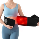 Comfytemp cordless red light belt overview showing portability and ease of use.