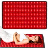Comfytemp red light therapy mat back-coverage view for full-body relaxation