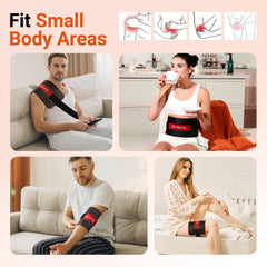 Comfytemp red light therapy pad on waist wrap for versatile relaxation
