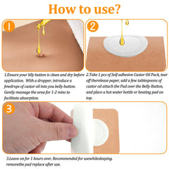 Flower pad attached during routine for easy, mess-free use.