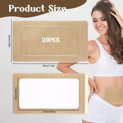 COMNICO castor oil pack wrap self-adhesive application for quick, mess-free use.