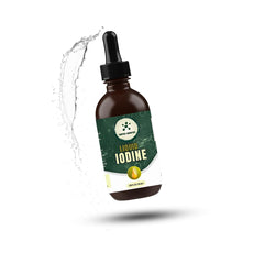 Compass Laboratory Iodine Liquid Drops bottle shows clear formulation for daily use
