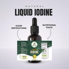 Compass Laboratory Iodine Liquid Drops pour highlights easy dosing