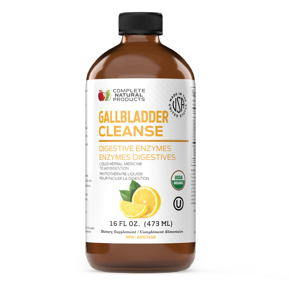 Complete Natural Gallbladder Complete bottle with quick-absorption liquid formula for digestive support