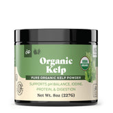 Complete Natural Organic Kelp Powder bulk 8oz – pure seaweed for easy smoothie mixing.