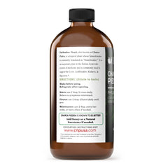 Complete Natural Phyllanthus Niruri bottle pour demonstrates easy liquid dosing for convenient daily use.