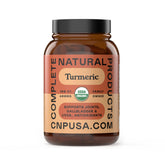 Complete Natural Products cúrcuma 600 mg, bote de vidrio para uso diario