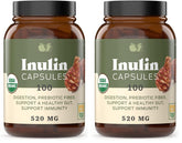 Complete Natural Products inulin capsules bottle front, supports daily fiber intake.