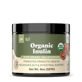 Complete Natural Products Pure Organic Inulin Powder bottle for daily gut support