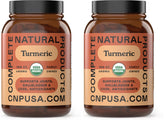 Complete Natural Products Organic Turmeric Capsules bottle front for daily wellness.